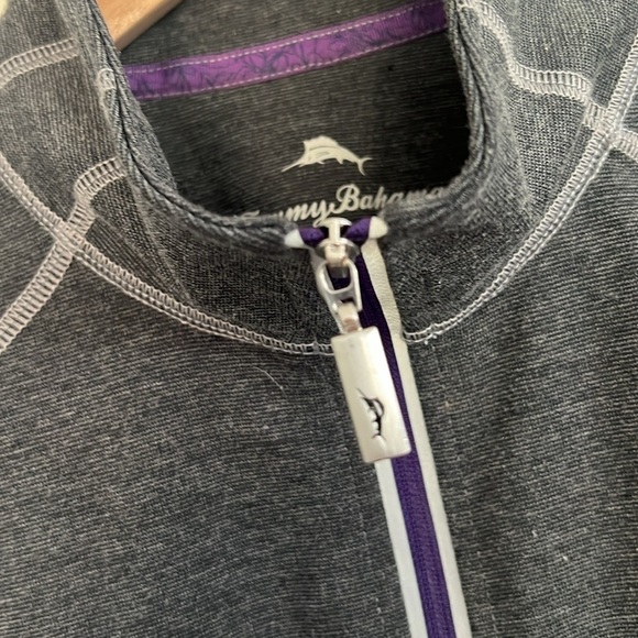 Tommy Bahama Men’s 1/4 Zip Island Pulllover University of Washington Medium - Picture 4 of 10